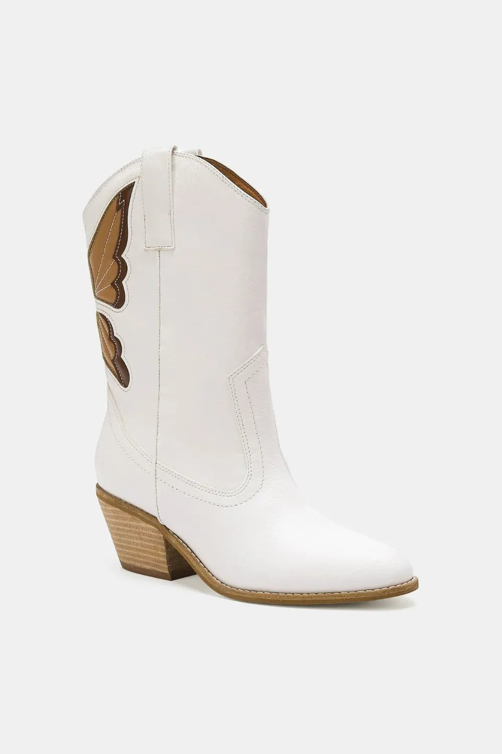 Women's Pointed-Toe Boots with Butterfly Detail