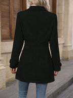Women's Elegant Long Button-Up Coat