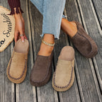Women's Round Toe Slip-On Shoes