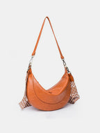 Women's Leather Crossbody Bag with Removable Strap