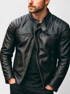 Men's Leather Jacket Fall Winter