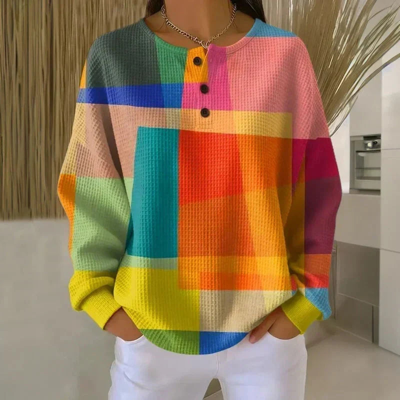 Women's Classic Comfortable Sweater - Multicolor