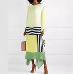 Women's Elegant Dress - Yellow