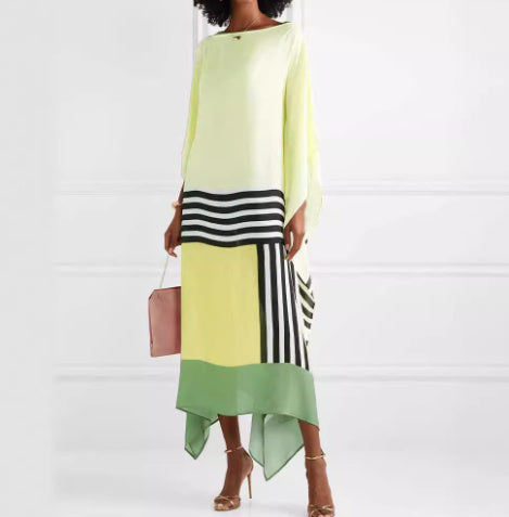Women's Elegant Dress - Yellow