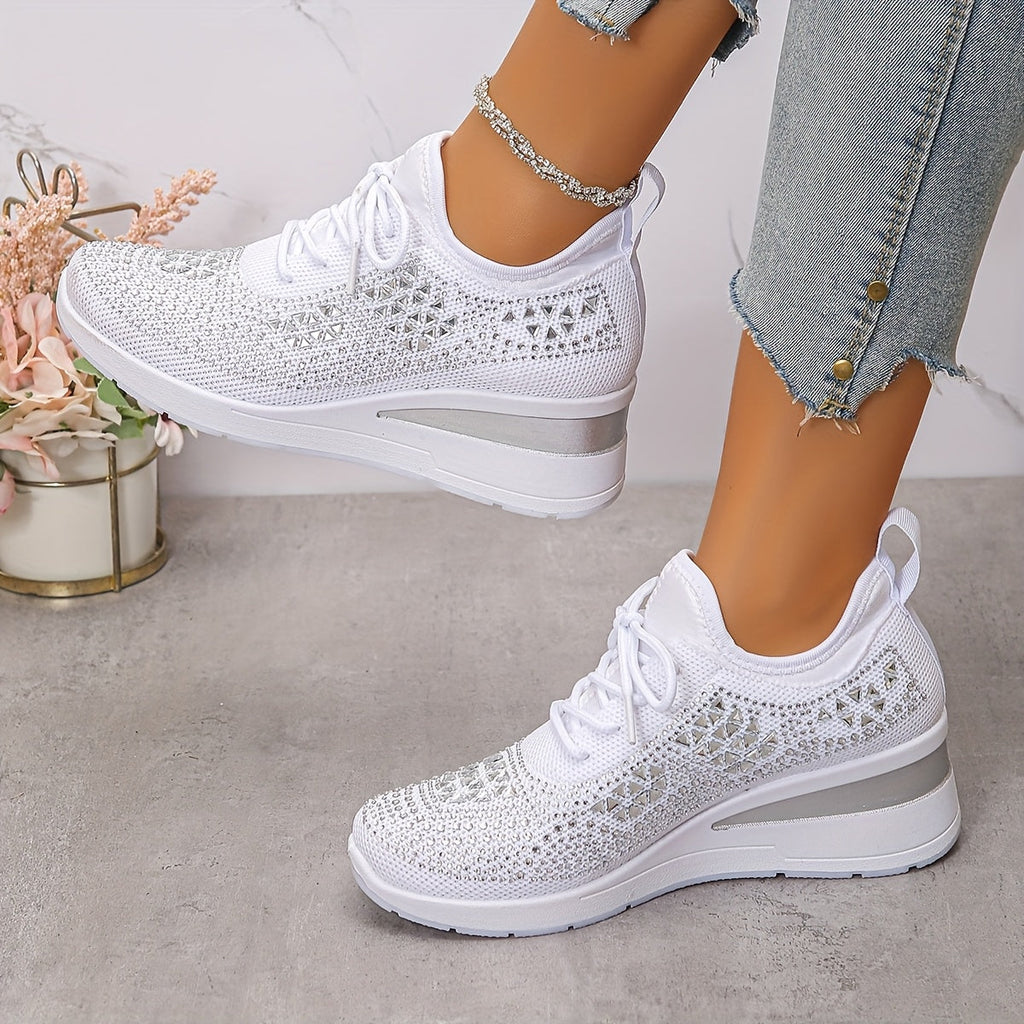 Women's Orthopedic Walking Sneakers Comfortable All-Day Wear - White