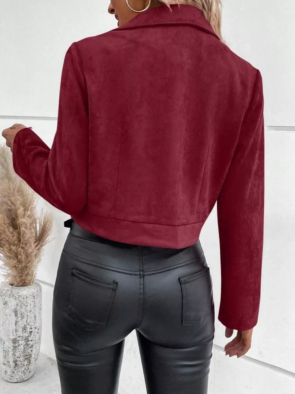 Women's Cropped Zip-Up Jacket
