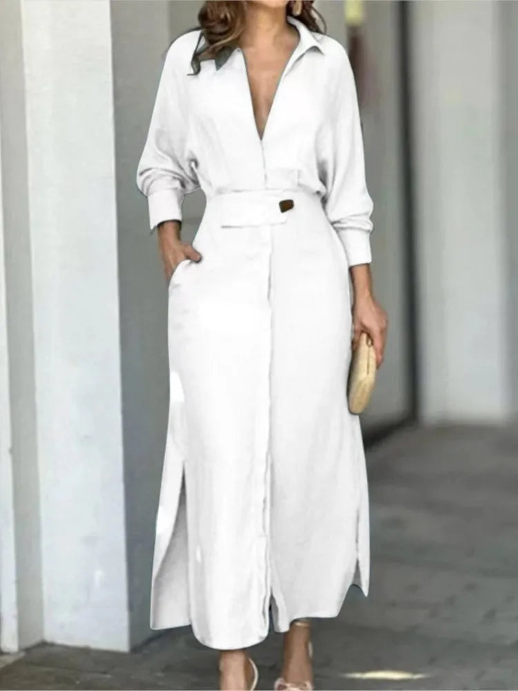 Women's Elegant Shirt Dress