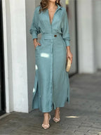 Women's Elegant Shirt Dress