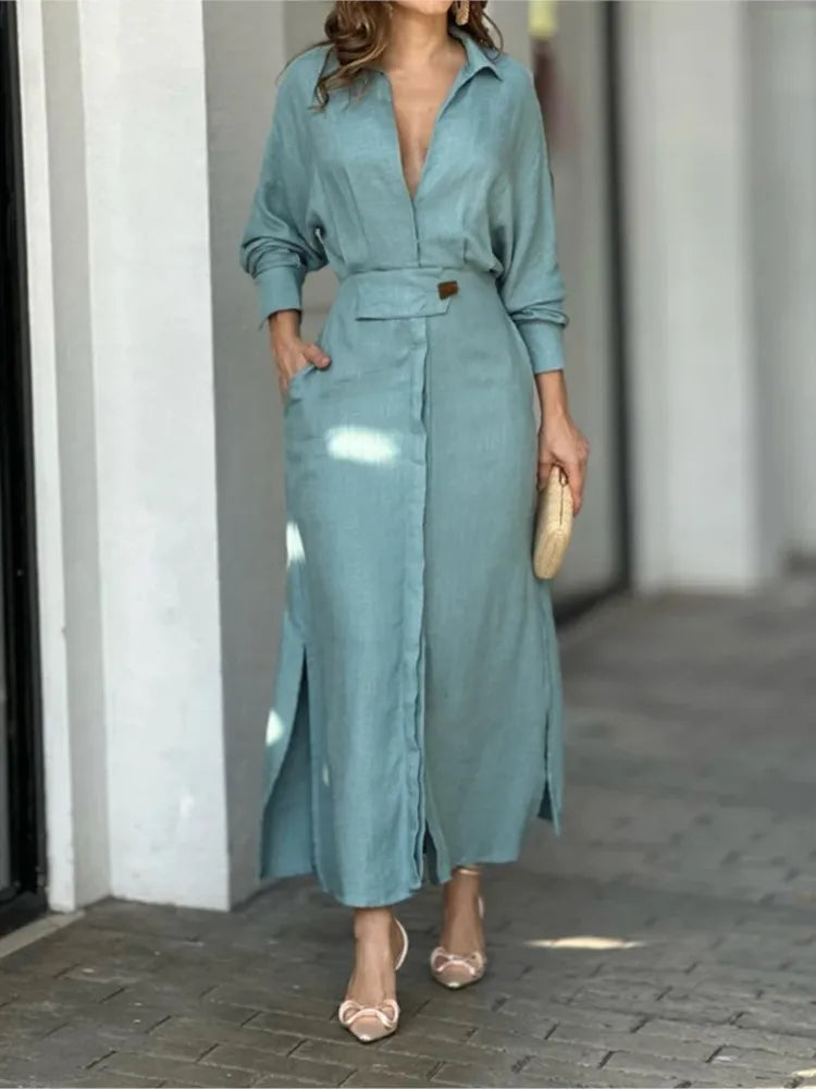 Women's Elegant Shirt Dress