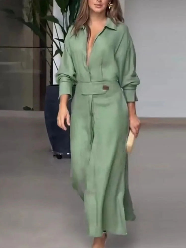 Women's Elegant Shirt Dress