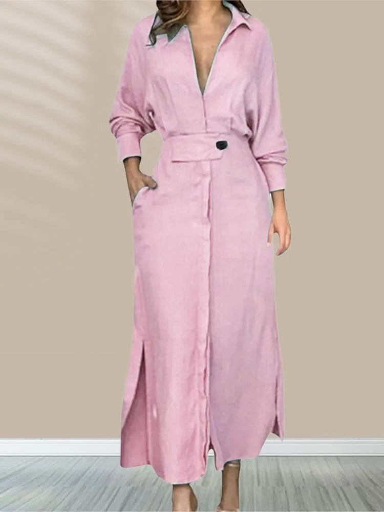 Women's Elegant Shirt Dress