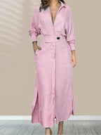 Women's Elegant Shirt Dress