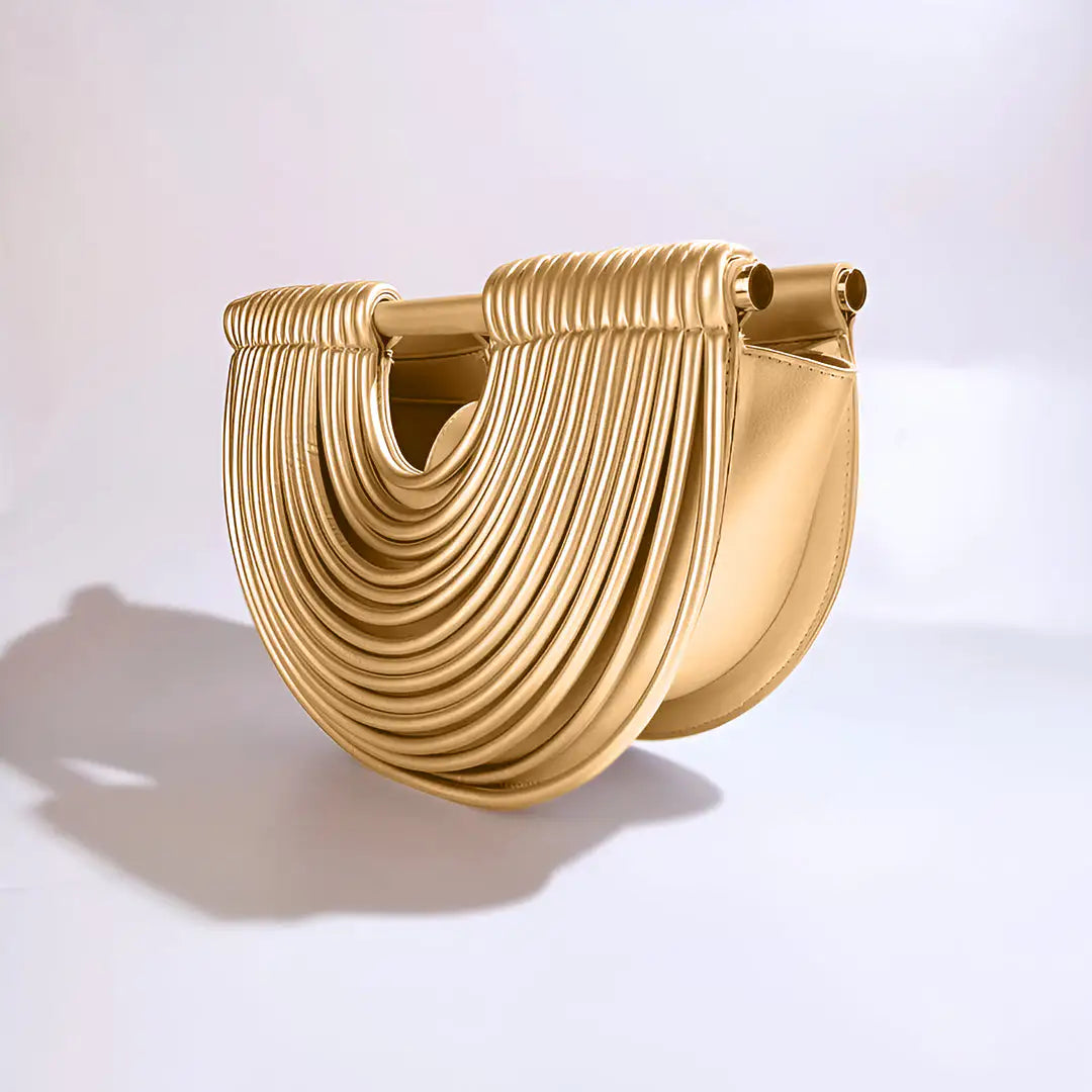 Women's Half-Moon Frame Evening Bag