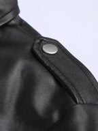 Women's Classic Leather Moto Jacket