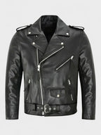 Women's Classic Leather Moto Jacket