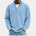 Men's Modern Elegant Sweater - Blue