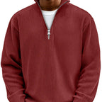 Men's Modern Elegant Sweater - Red