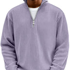 Men's Modern Elegant Sweater - Purple