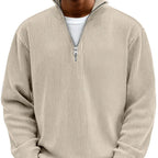 Men's Modern Elegant Sweater - Khaki