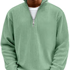 Men's Modern Elegant Sweater - Green