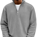 Men's Modern Elegant Sweater - Gray