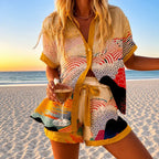 Women's Linen Set - Yellow