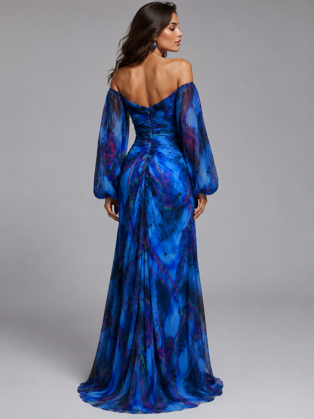 Women's Floral V-Neck Dress for Events