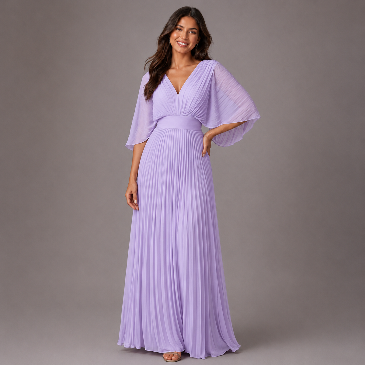 Women's Classic Elegant Wedding Guest Dress