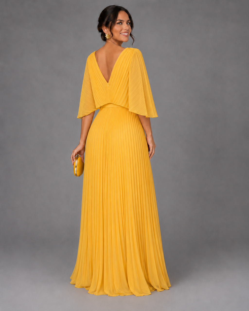 Women's Classic Elegant Wedding Guest Dress