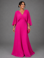 Women's Classic Elegant Wedding Guest Dress