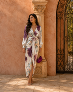 Women's Floral Print Set for Fall Wedding Guests