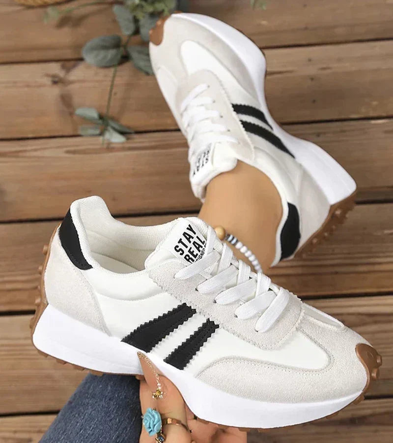 Women's Comfortable Athletic Sneakers - White