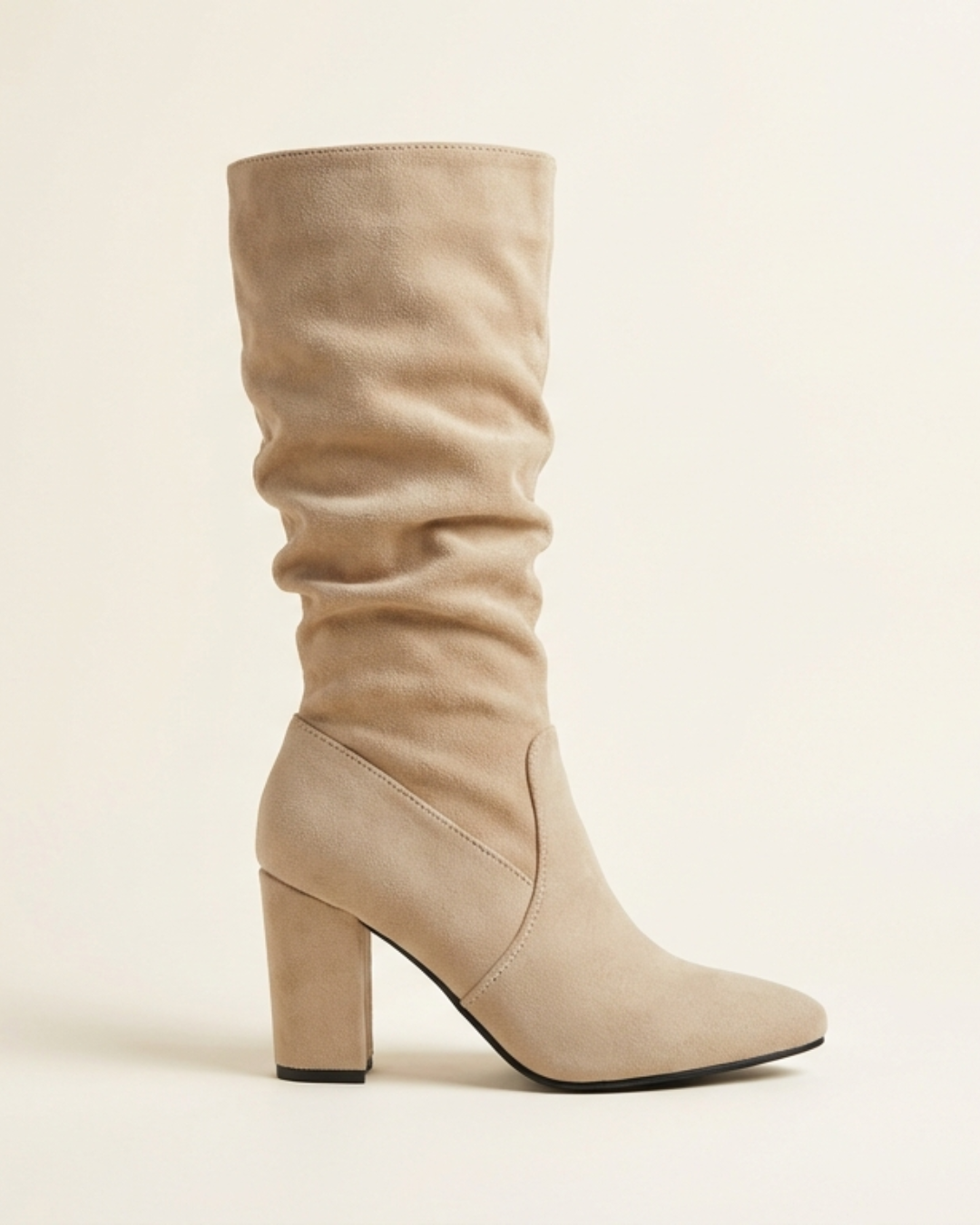 Women's Elegant Knee-High Heeled Boots