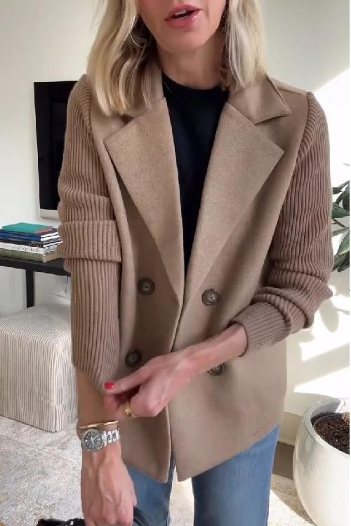 Women's Fitted Knit Blazer