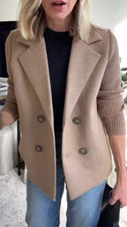 Women's Fitted Knit Blazer