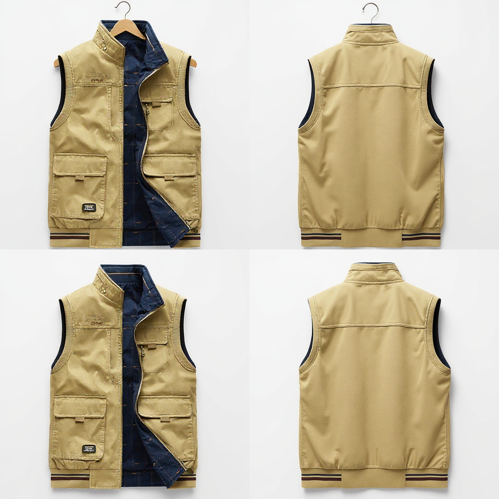 Men's Utility Vest with Pockets