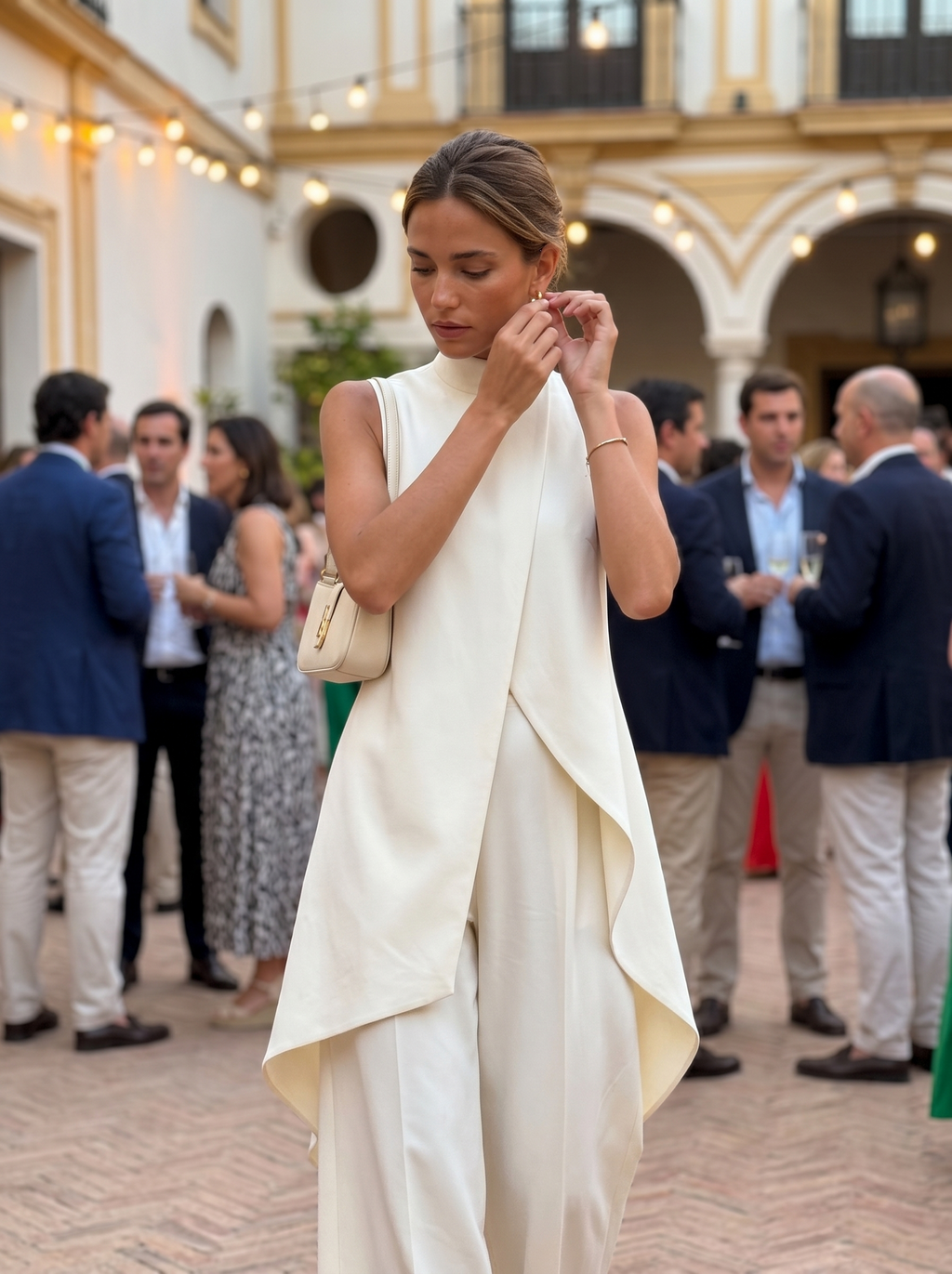 Women's Elegant Long Two-Piece Set for Special Occasions