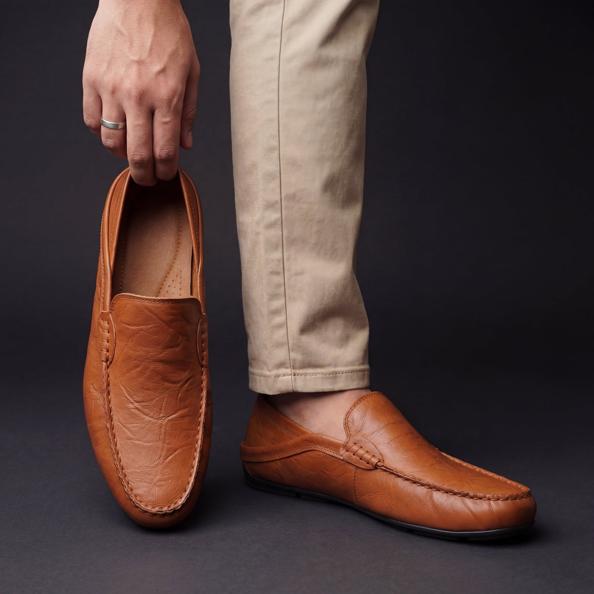 Men's Elegant Leather Loafers