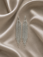 Women's Silver Cascade Drop Earrings