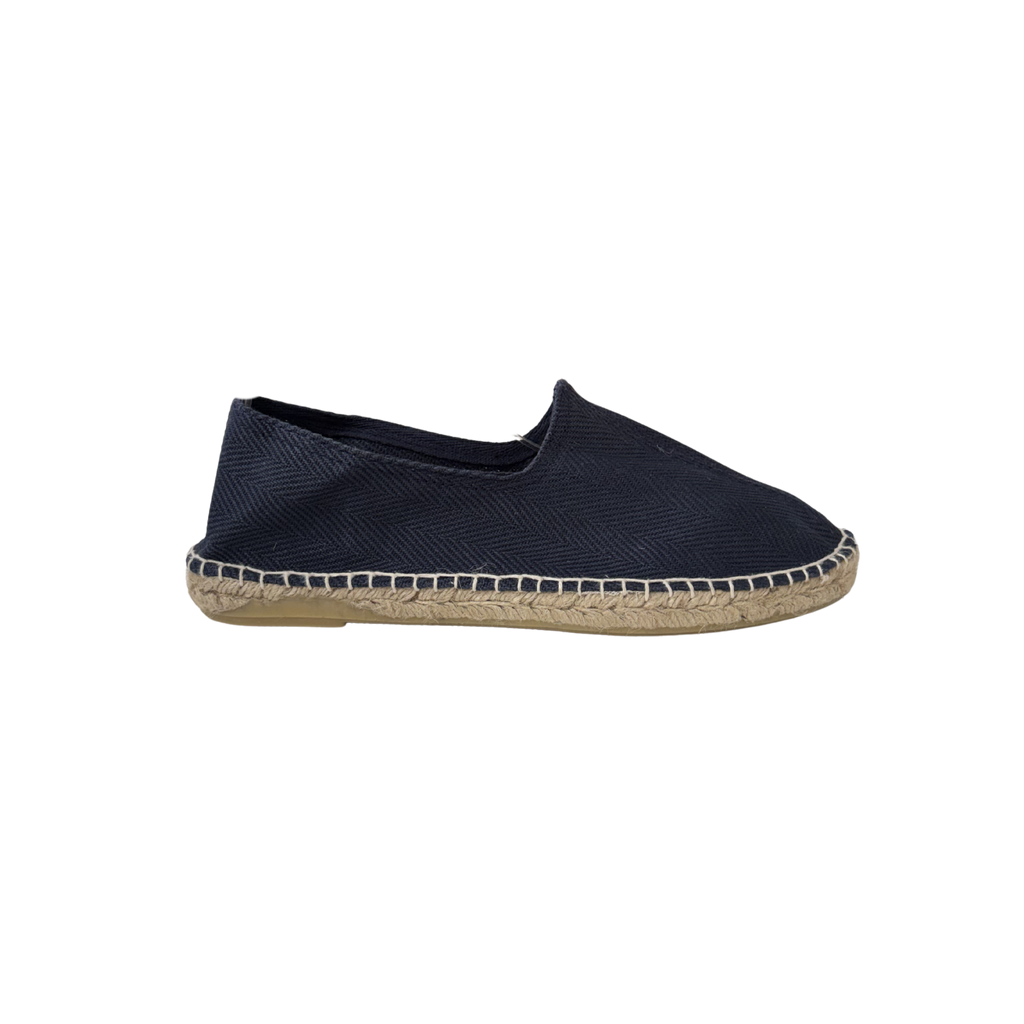 Men's Navy Blue Espadrille Shoes