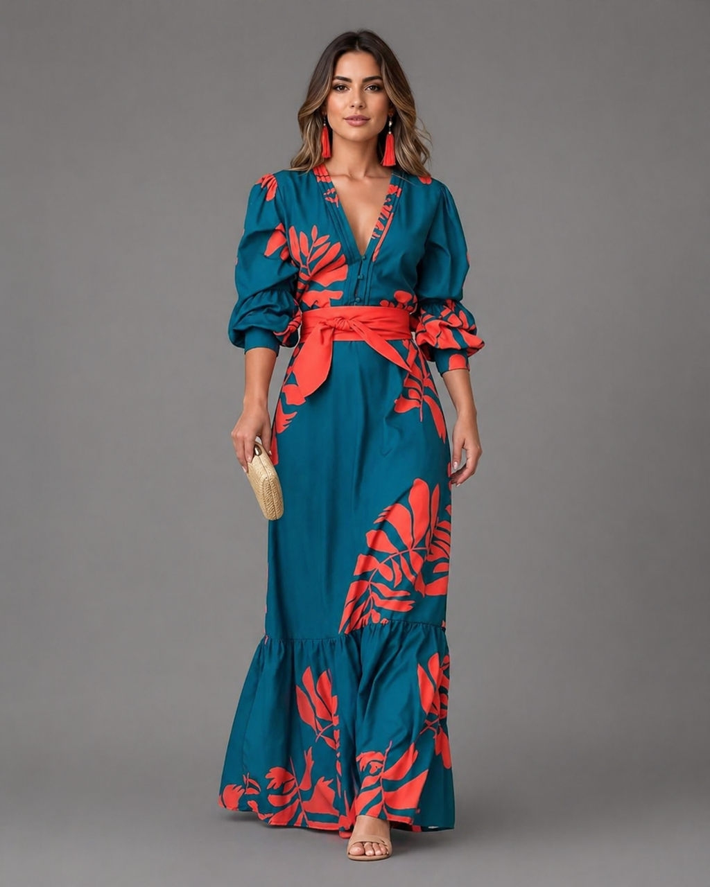 Women's Elegant Jumpsuit - Blue