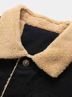 Men's Casual Sherpa-Lined Bomber Jacket