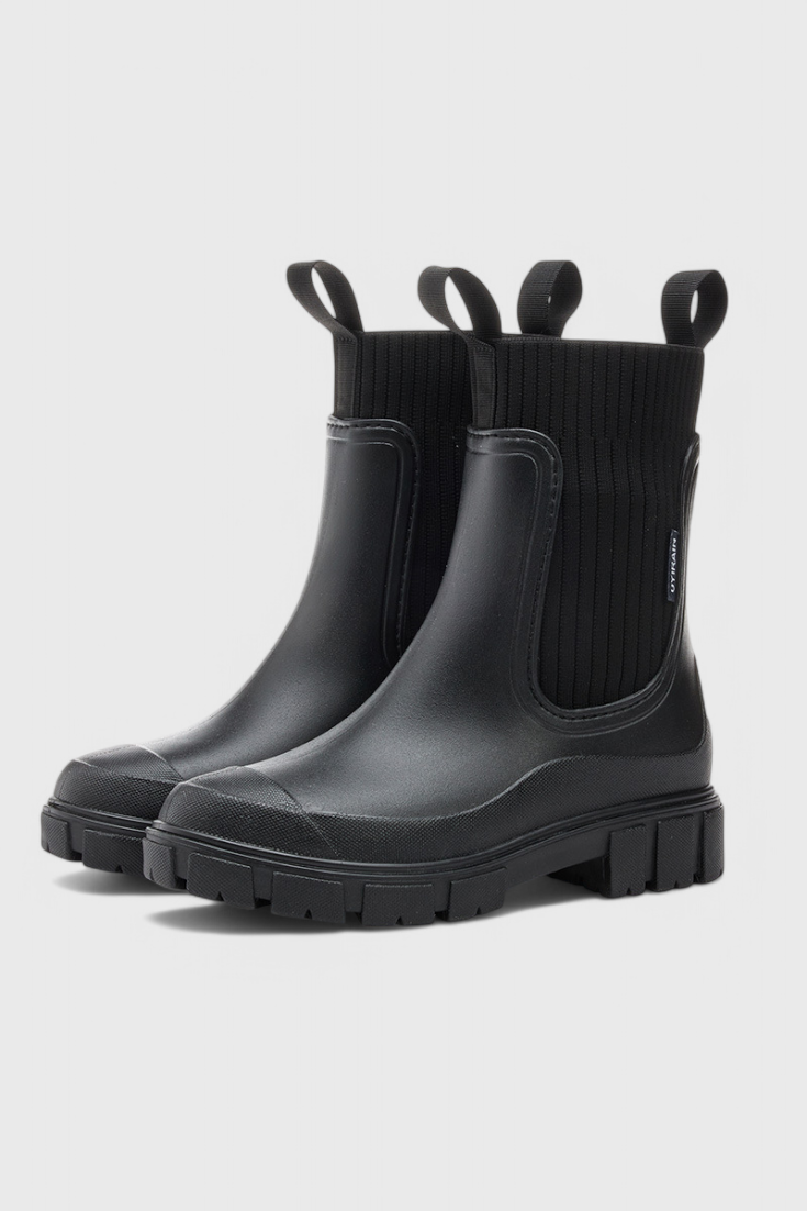 Women's Waterproof Chelsea Boots - Black