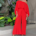 Women's Floral Spring Dress - Orange