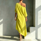 Women's Elegant Asymmetric Wedding Guest Dress
