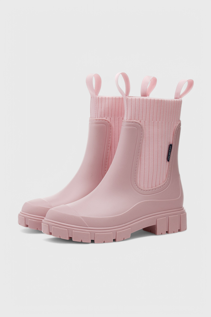Women's Waterproof Chelsea Boots - Pink