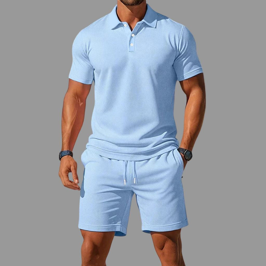 Men's Elegant Polo Shirt Set
