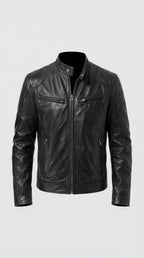 Men's Elegant Leather Jacket for Fall