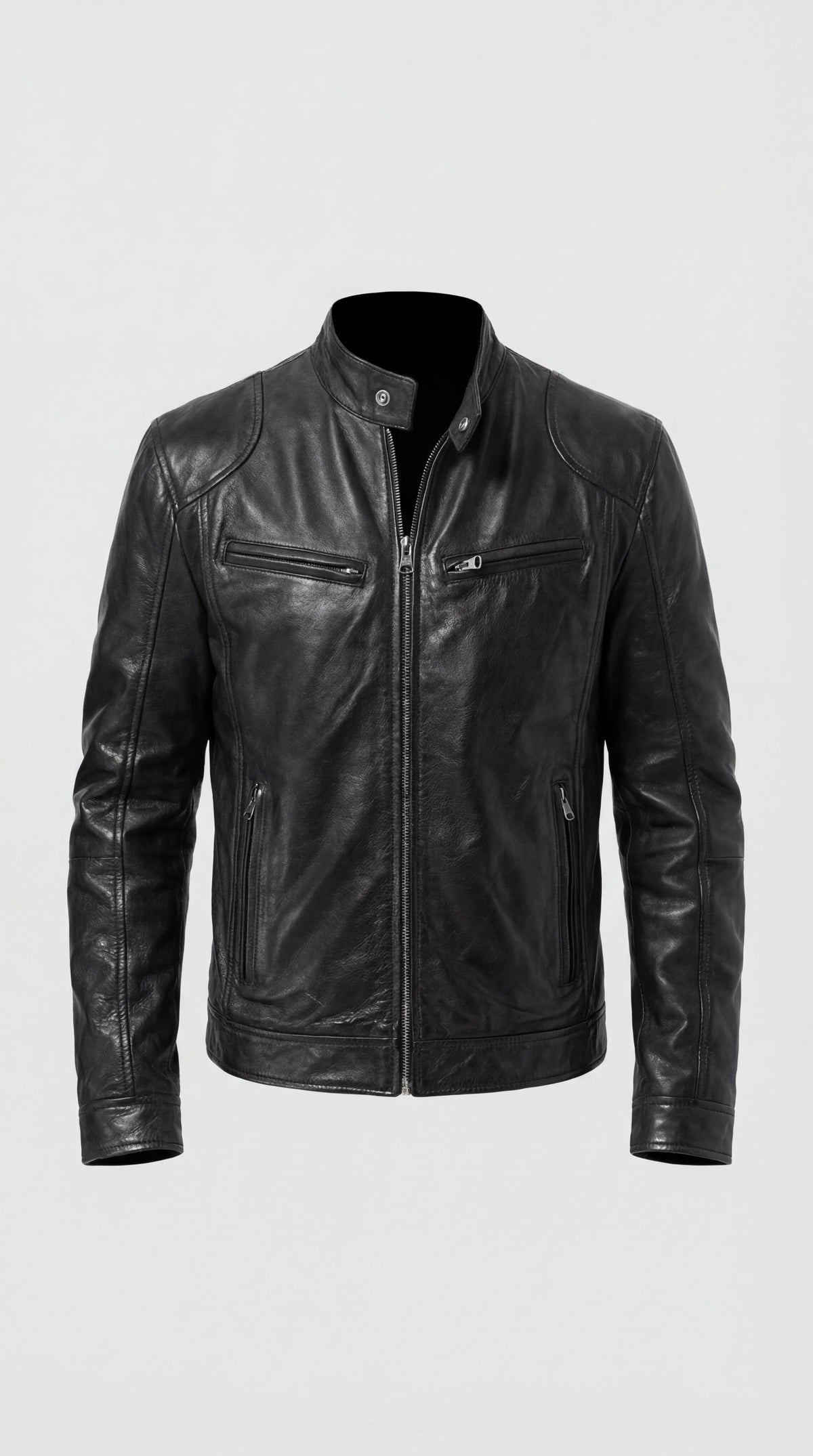 Men's Elegant Leather Jacket for Fall