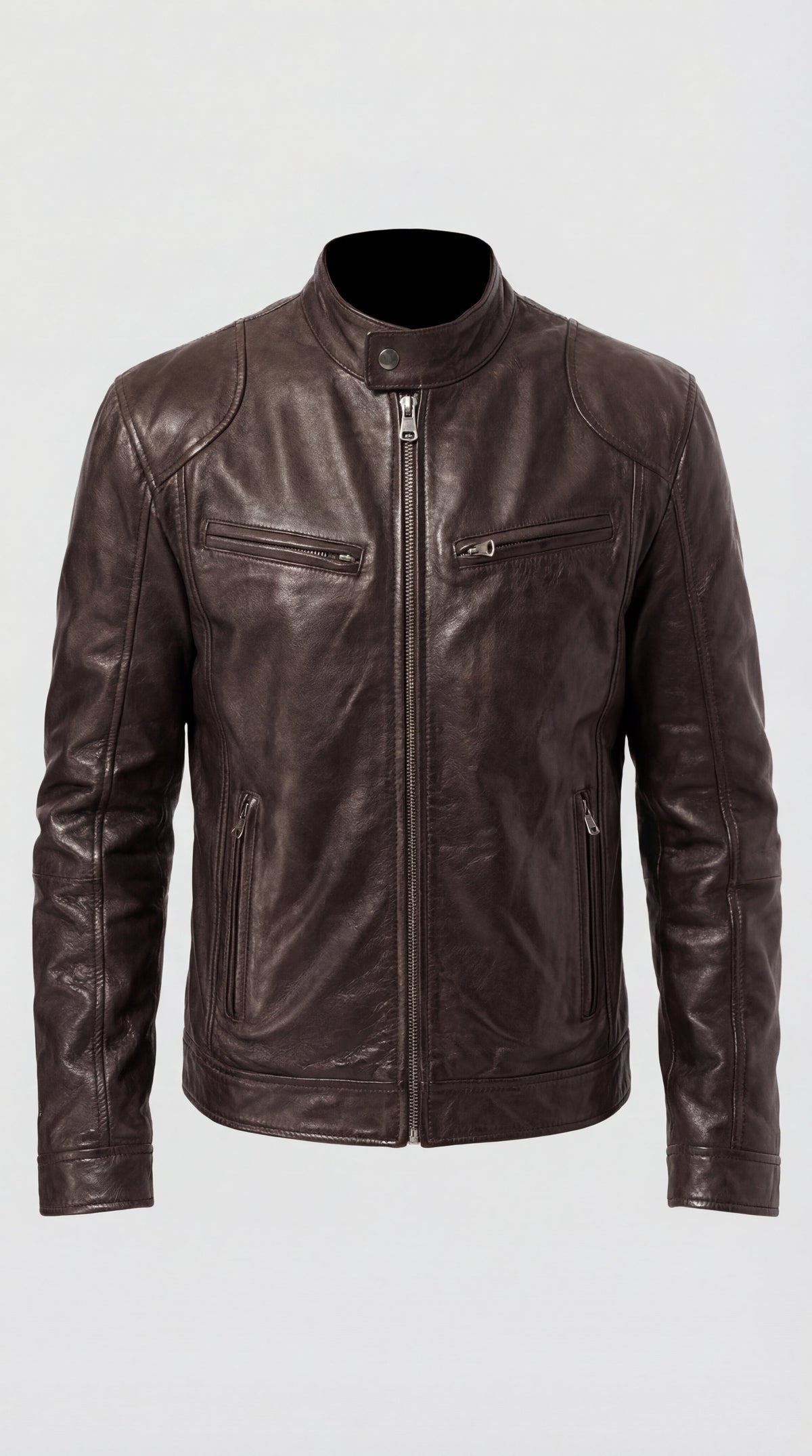 Men's Elegant Leather Jacket for Fall